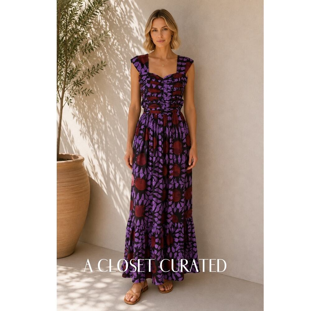 Busayo Olamide Maxi Dress XS Purple NEW